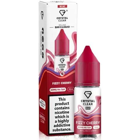 Product Image of Fizzy Cherry Nic Salt E-Liquid by Crystal Clear Bar Salts 10ml